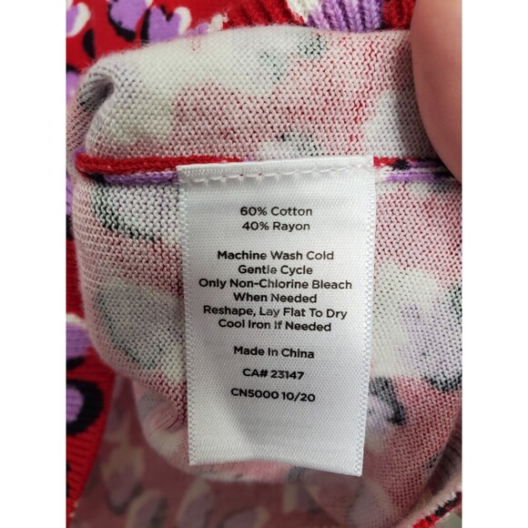 Talbots Cotton Blend Scoop Neck Sleeveless Knit Tank Top Size Small NWT - Picture 5 of 5